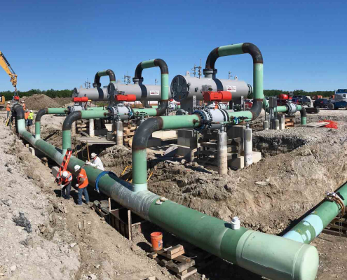 The ANR Meter Station on the Rover Pipeline.